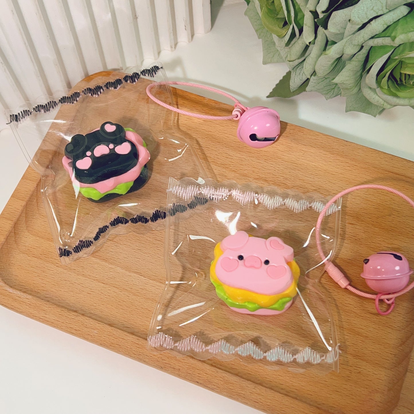 Juguete ASMR blando Piggy Burger