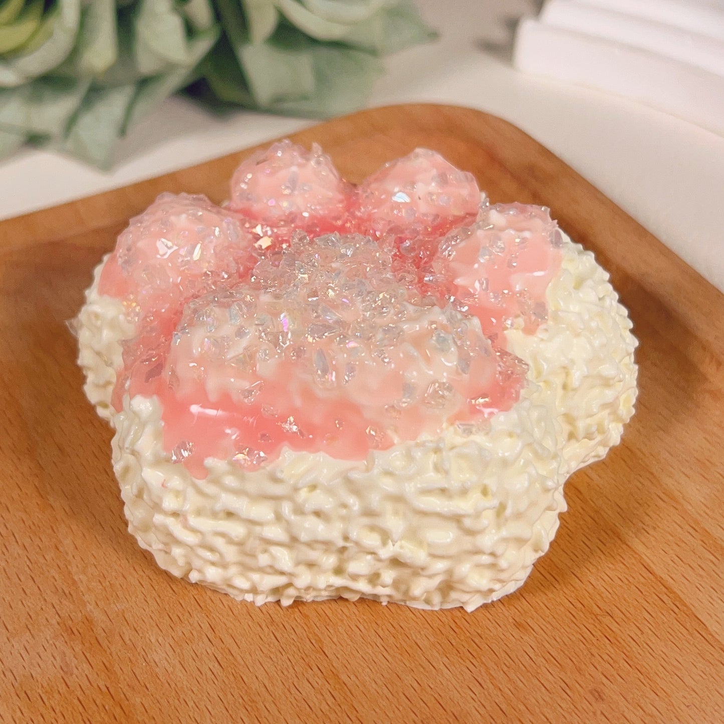 🐾Pink Slushy Paw Squishy 🐾