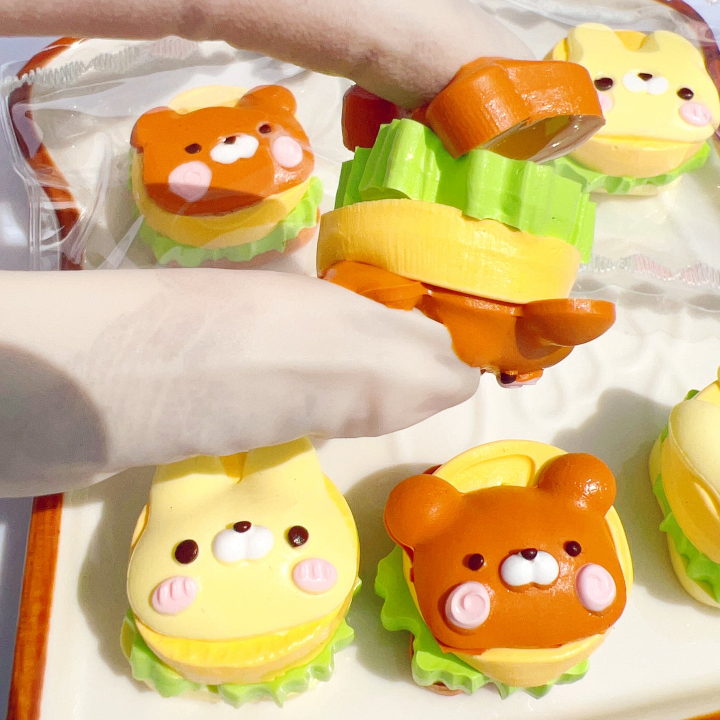 🍔🐻Bear Burger Squishy 🍔🐻