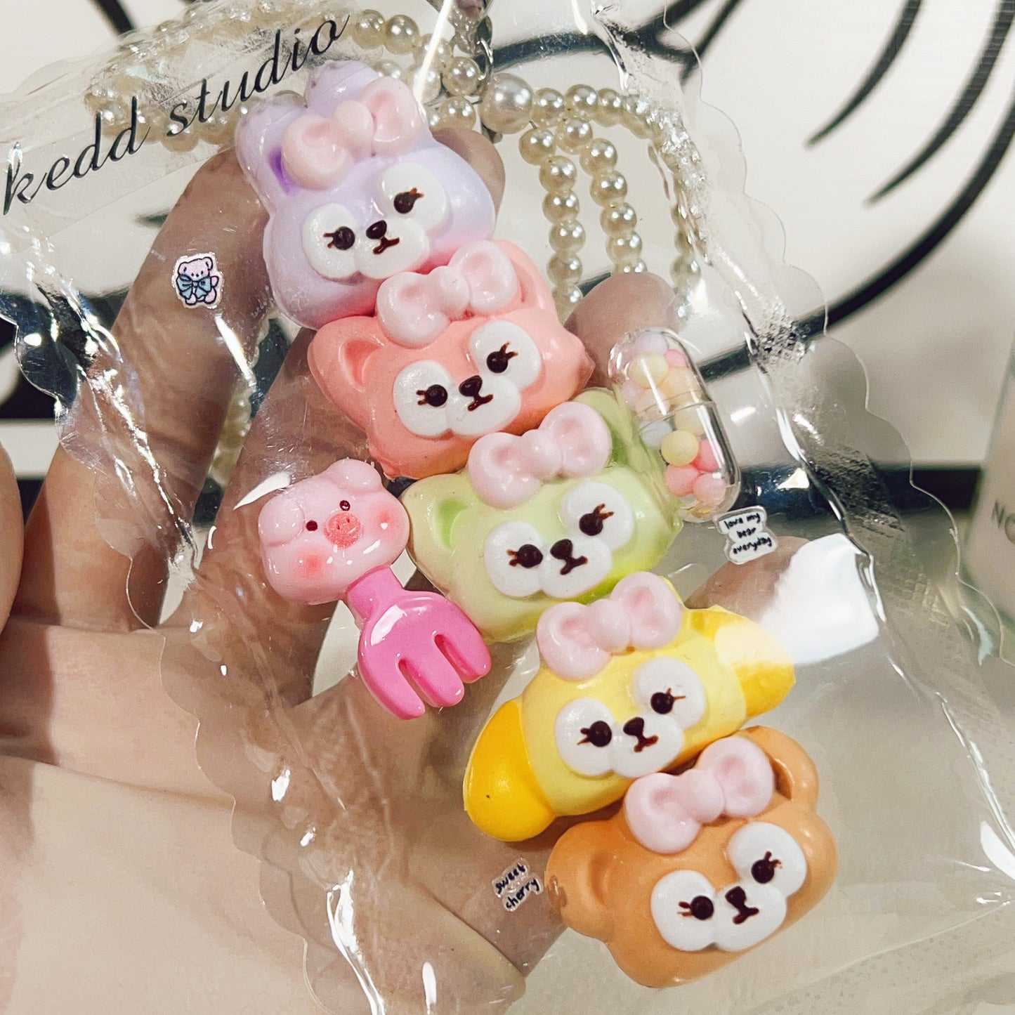 💖Lindo set de squishy de cinco amigos animales 🐾💖