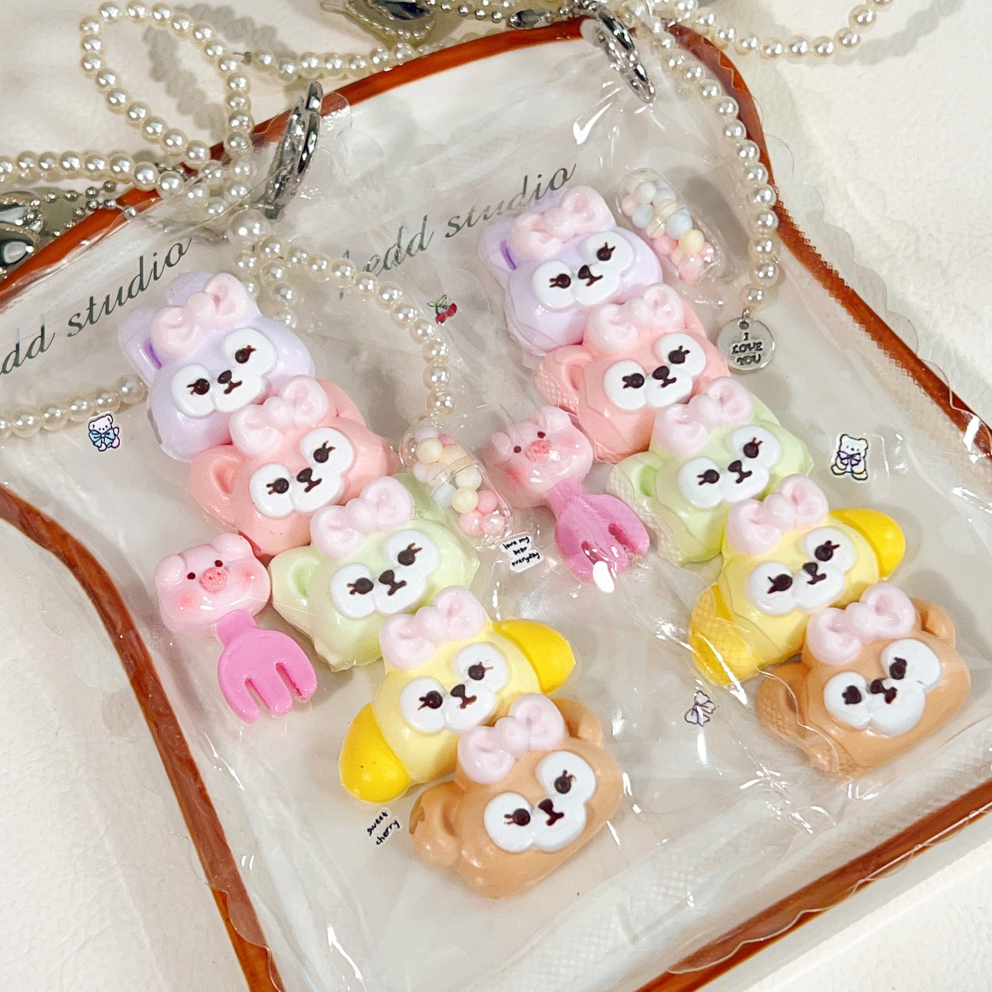 💖Lindo set de squishy de cinco amigos animales 🐾💖