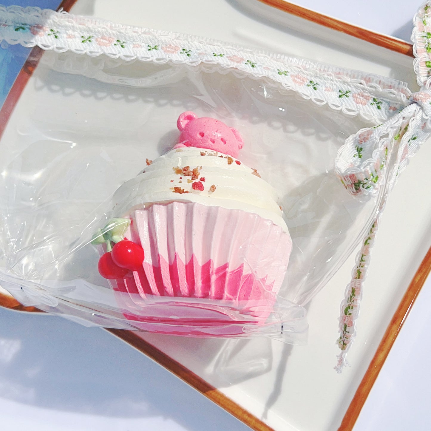 🧁Mini cupcake de oso blando 🧁