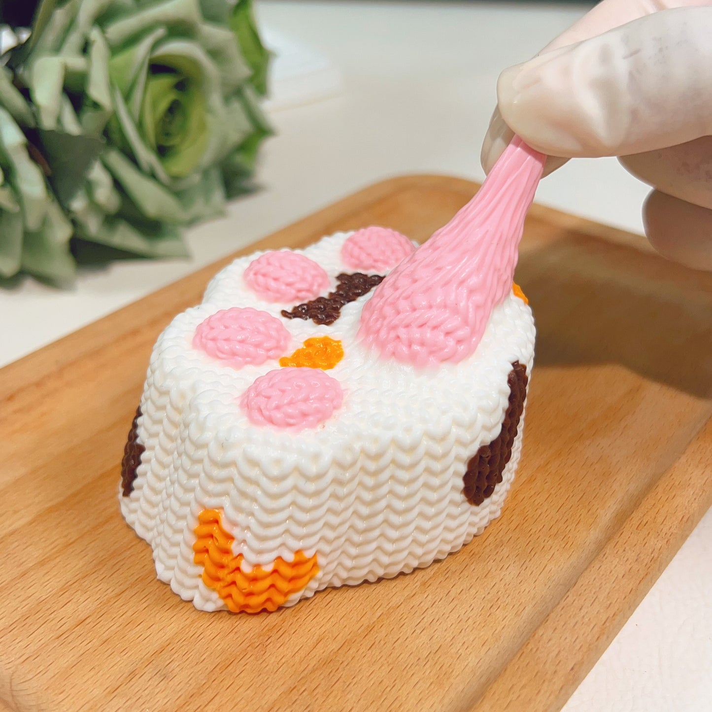 Calico Cat Paw Squishy Toy
