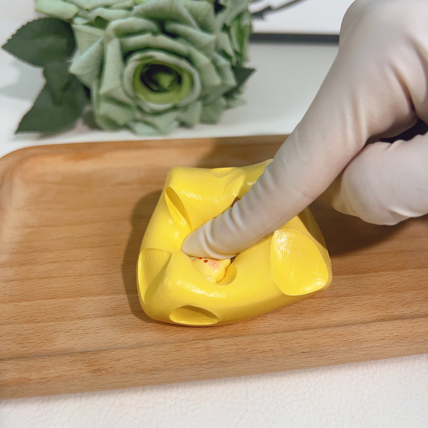 🧀✨Square Cheese Block Squishy 🧀✨