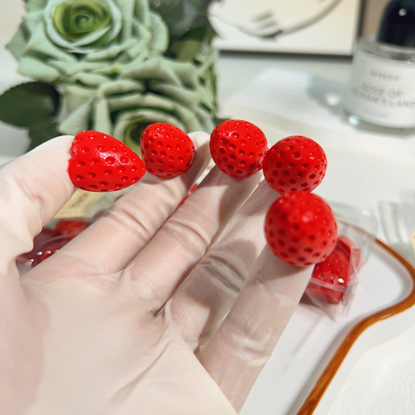 🍓 6 strawberries Squishy 🍓
