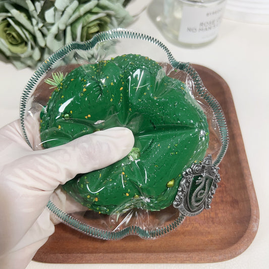 🐍Emerald Serpent Squishy – Slytherin-Inspired Stress Relief Toy 🐍