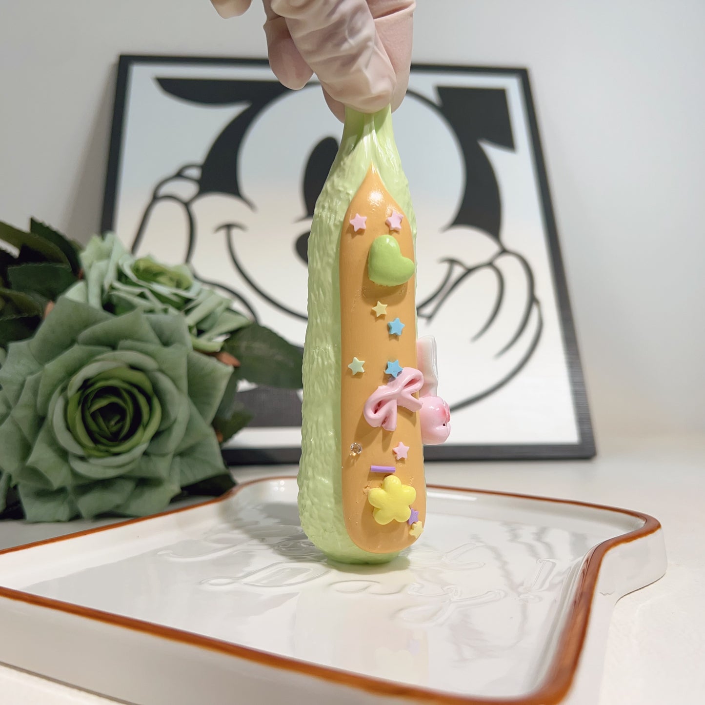 🥖Matcha Bread Stick Squishy🥖