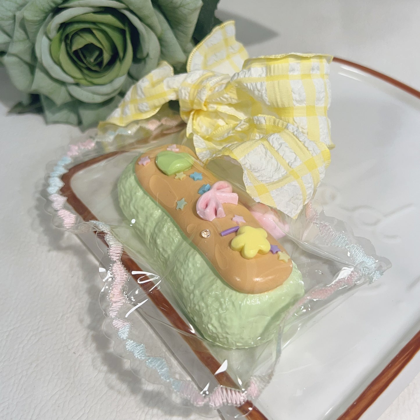 🥖Matcha Bread Stick Squishy🥖
