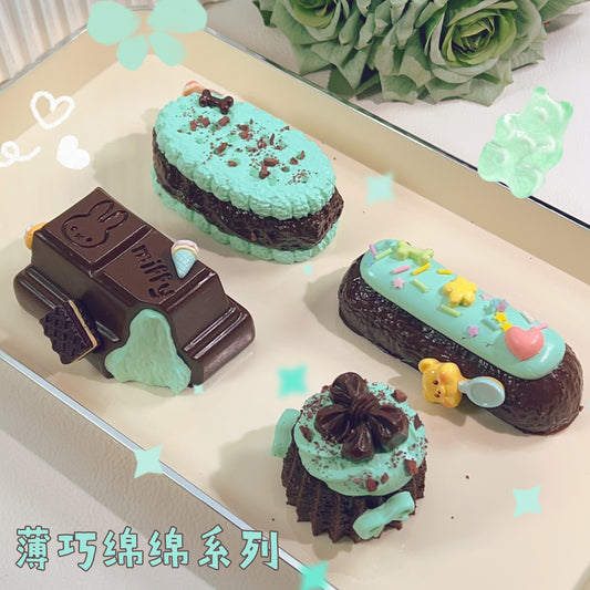 🍫🌿Mint Choco Bliss Squishy-Serie🌿🍫