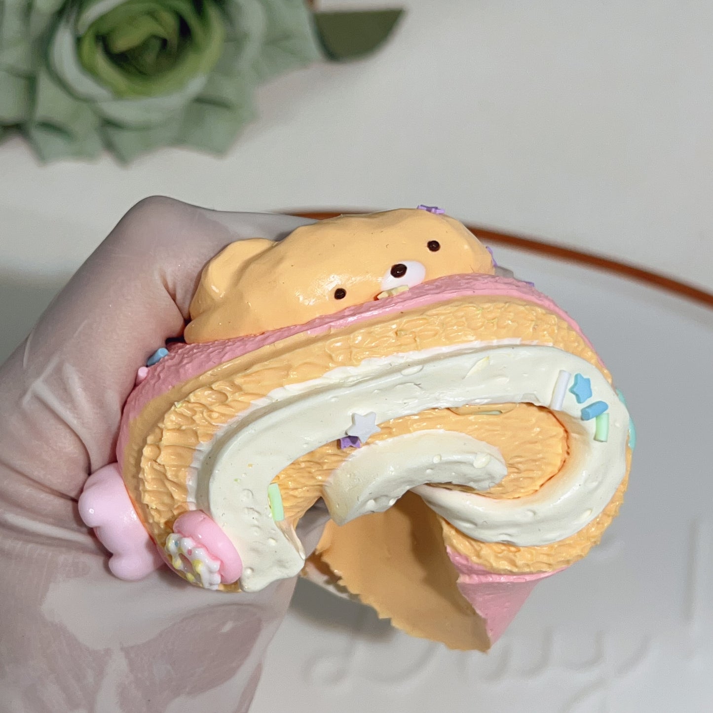 🐻Bear Swiss Roll Squishy🐻